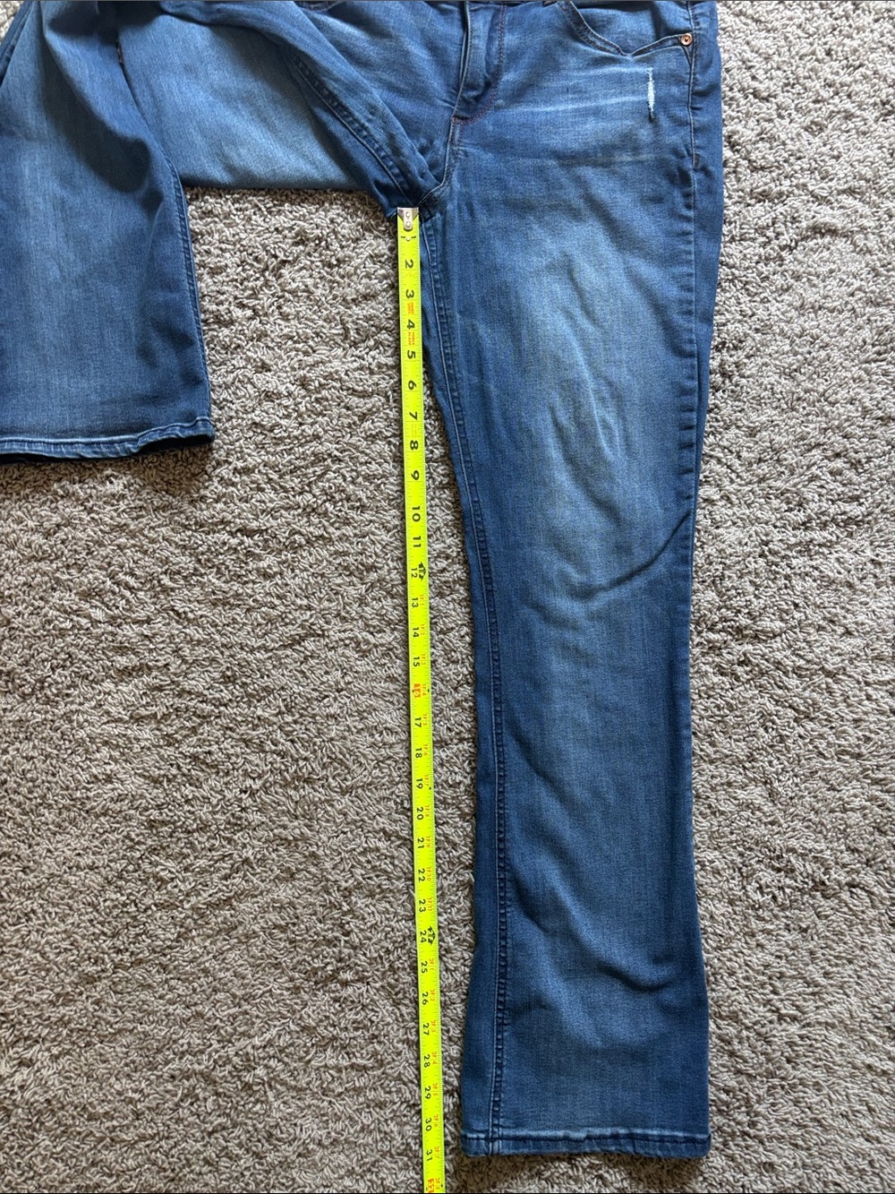 Democracy Women's Medium Blue Bootcut Jeans - Picture 9 of 16